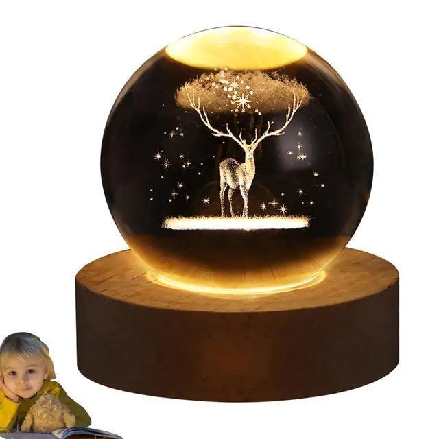 Glowing Crystal Ball Night Light - TRENDY TRON