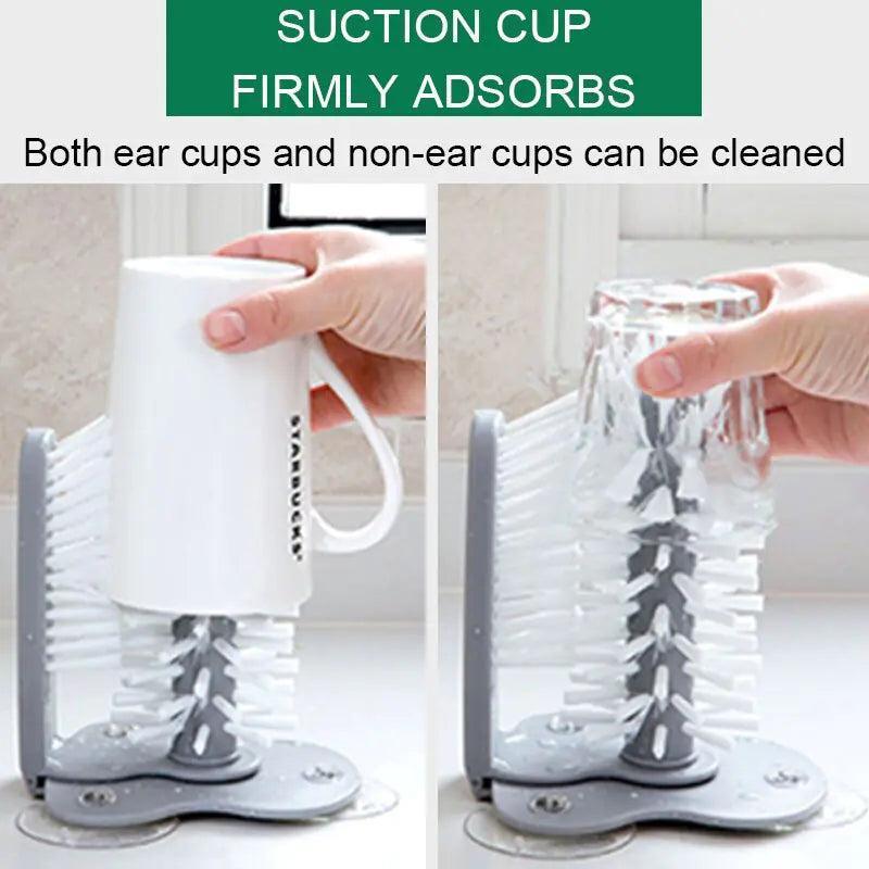 2 In 1 Cleaning Brush Cup Scrubber - TRENDY TRON