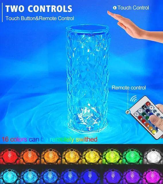 Diamond Crystal Touch Night Light - TRENDY TRON