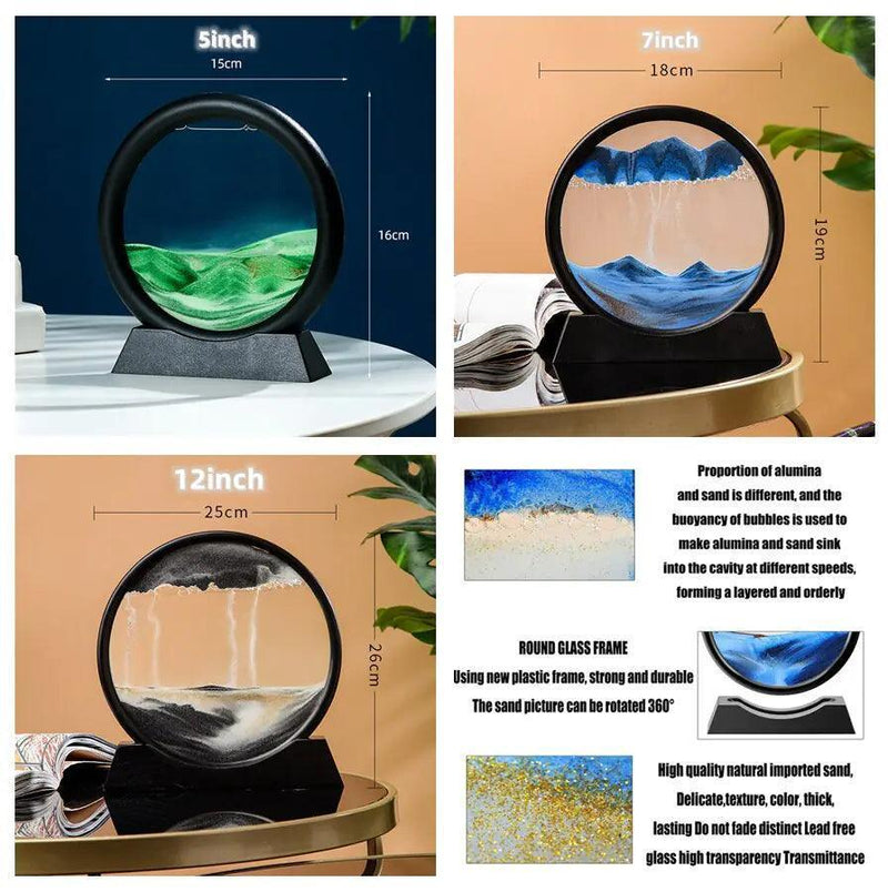3D Moving Sand Art Decor - TRENDY TRON